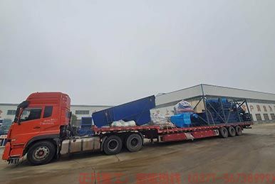 正升重工振動篩設備發往烏茲別克斯坦