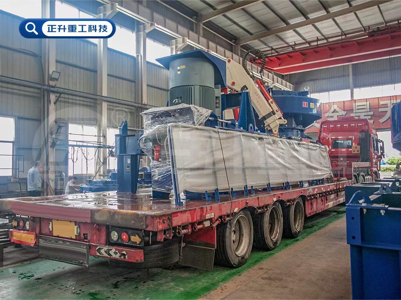 正升重工制沙生產線，發往四川