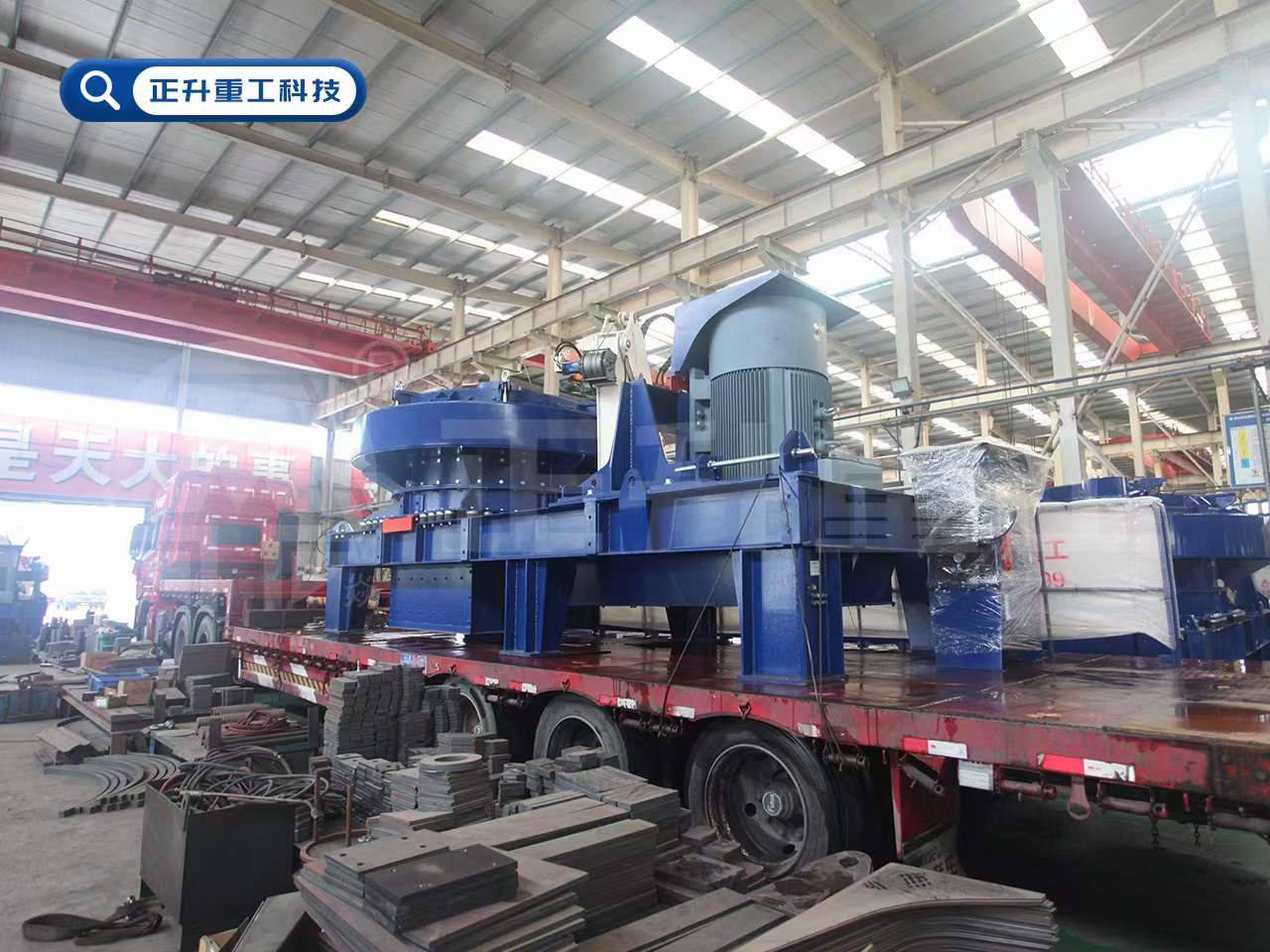 正升重工制沙生產線，發往四川